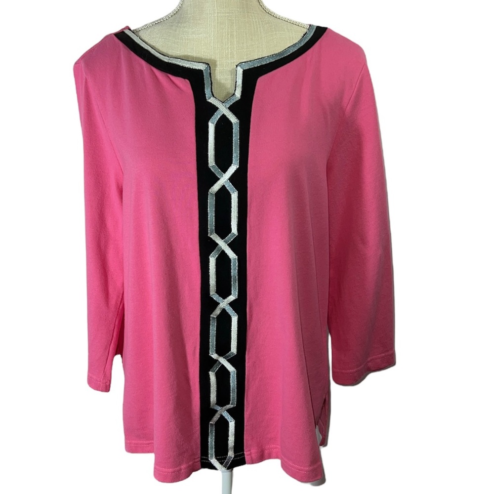 ▪️”Bob Mackie” 3/4 Sleeve Blouse.